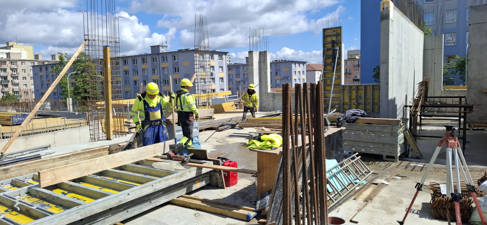 WatsoNova keeps moving forward. New above-ground floors are already taking shape